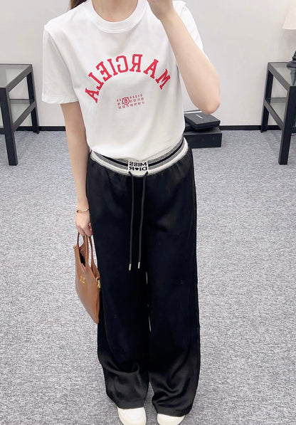 2025 new product Drawstring webbing trousers