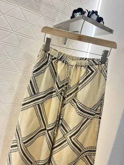 2025 new product Linen straight pants