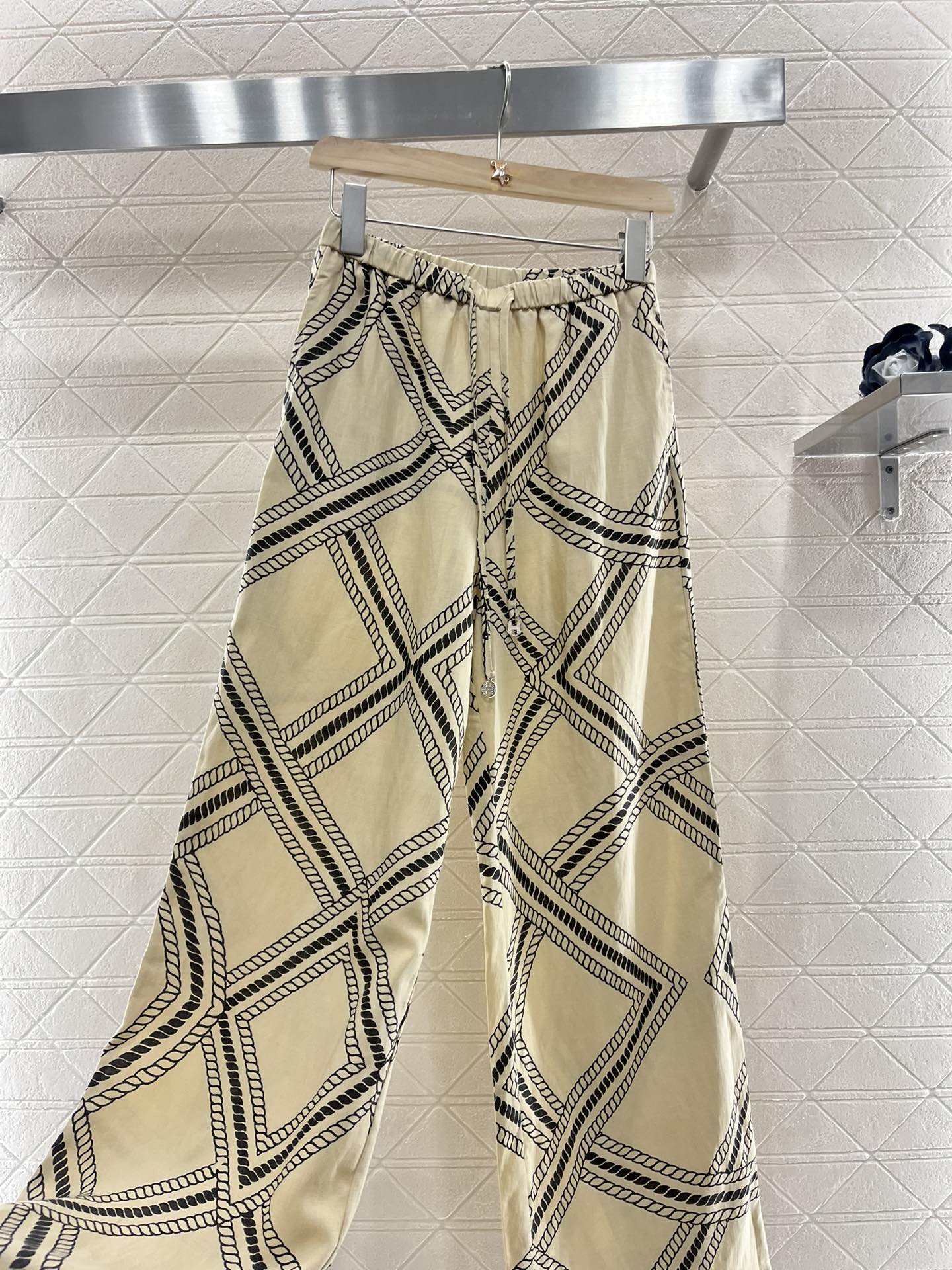 2025 new product Linen straight pants