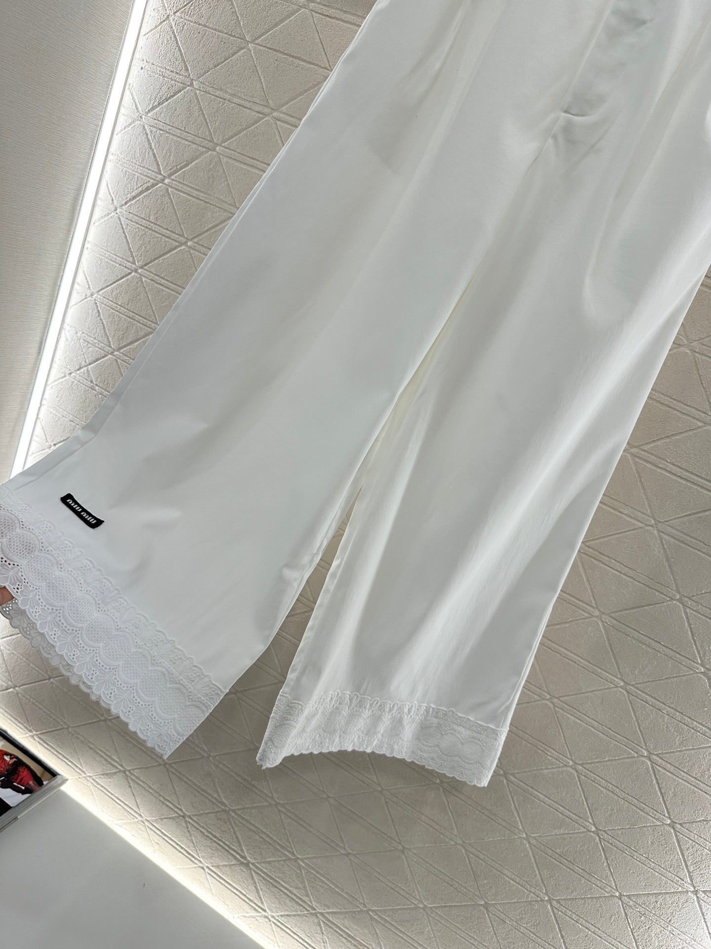 2025 new products Lace cropped pants