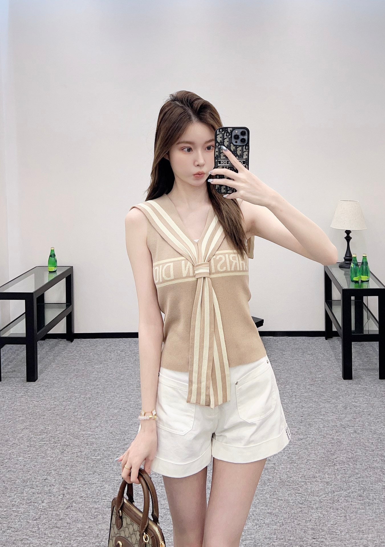 2025 new product Shawl knitted vest