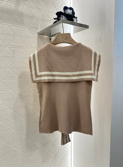 2025 new product Shawl knitted vest