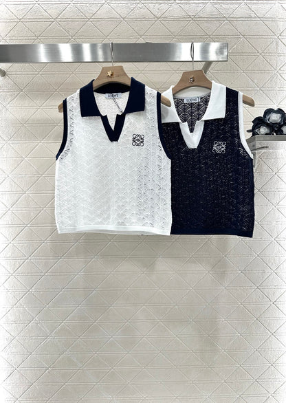 2025 new product Hollow knitted vest