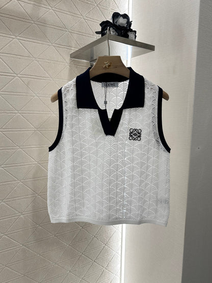 2025 new product Hollow knitted vest
