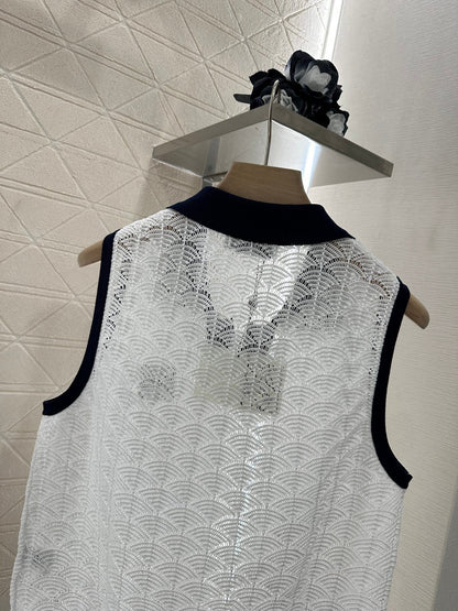 2025 new product Hollow knitted vest