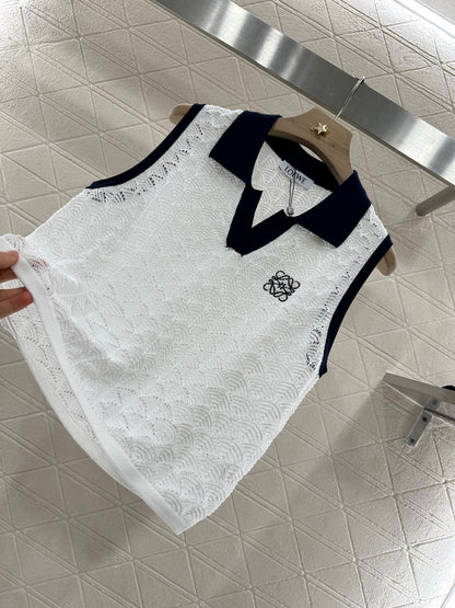 2025 new product Hollow knitted vest