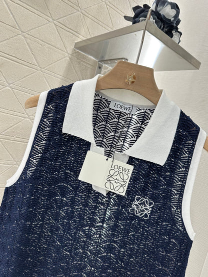 2025 new product Hollow knitted vest