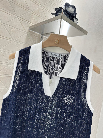 2025 new product Hollow knitted vest