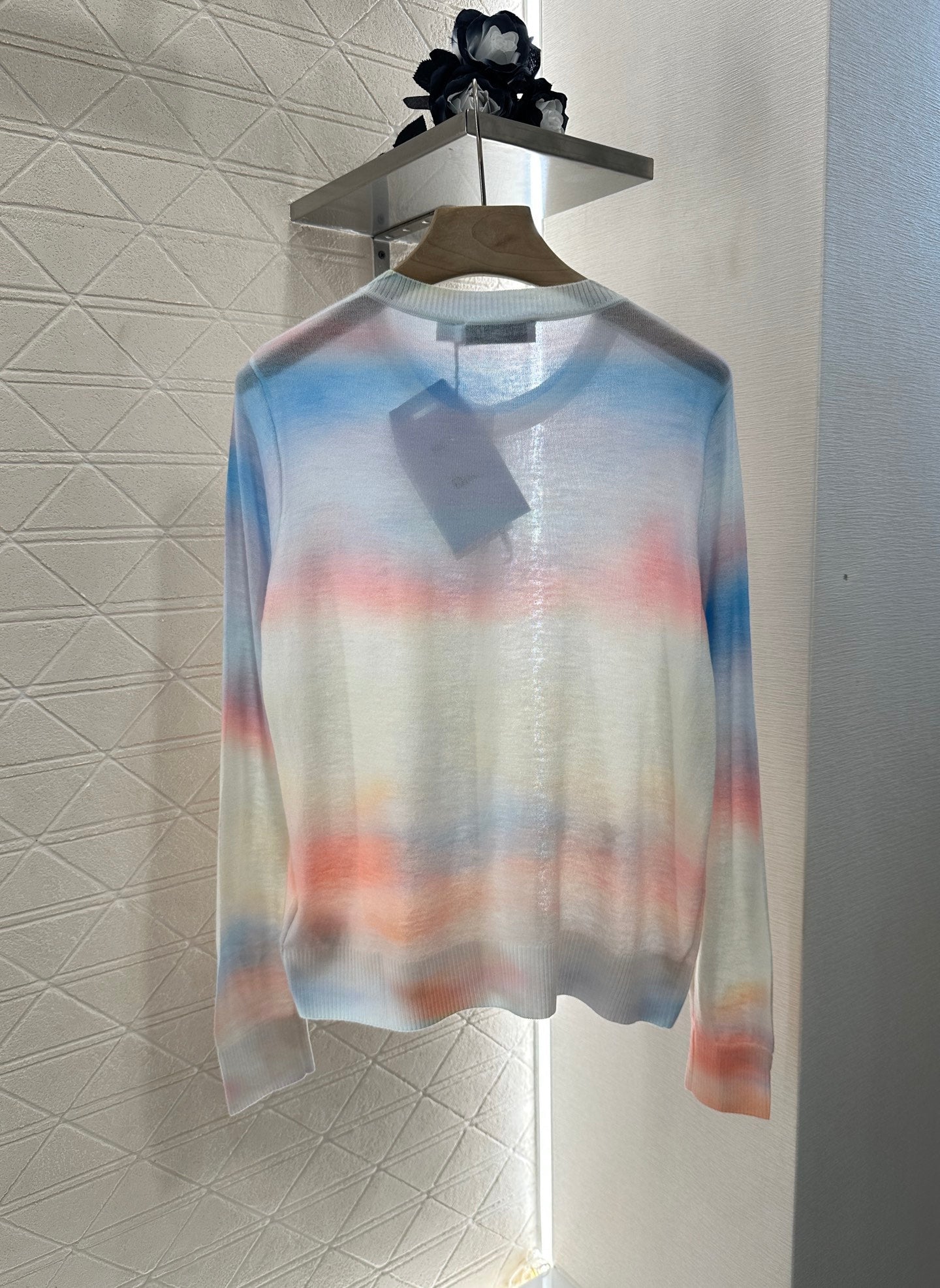 2024 new product Gradient knitted cardigan