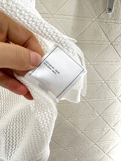 2025 new product Hollow knitted short sleeves