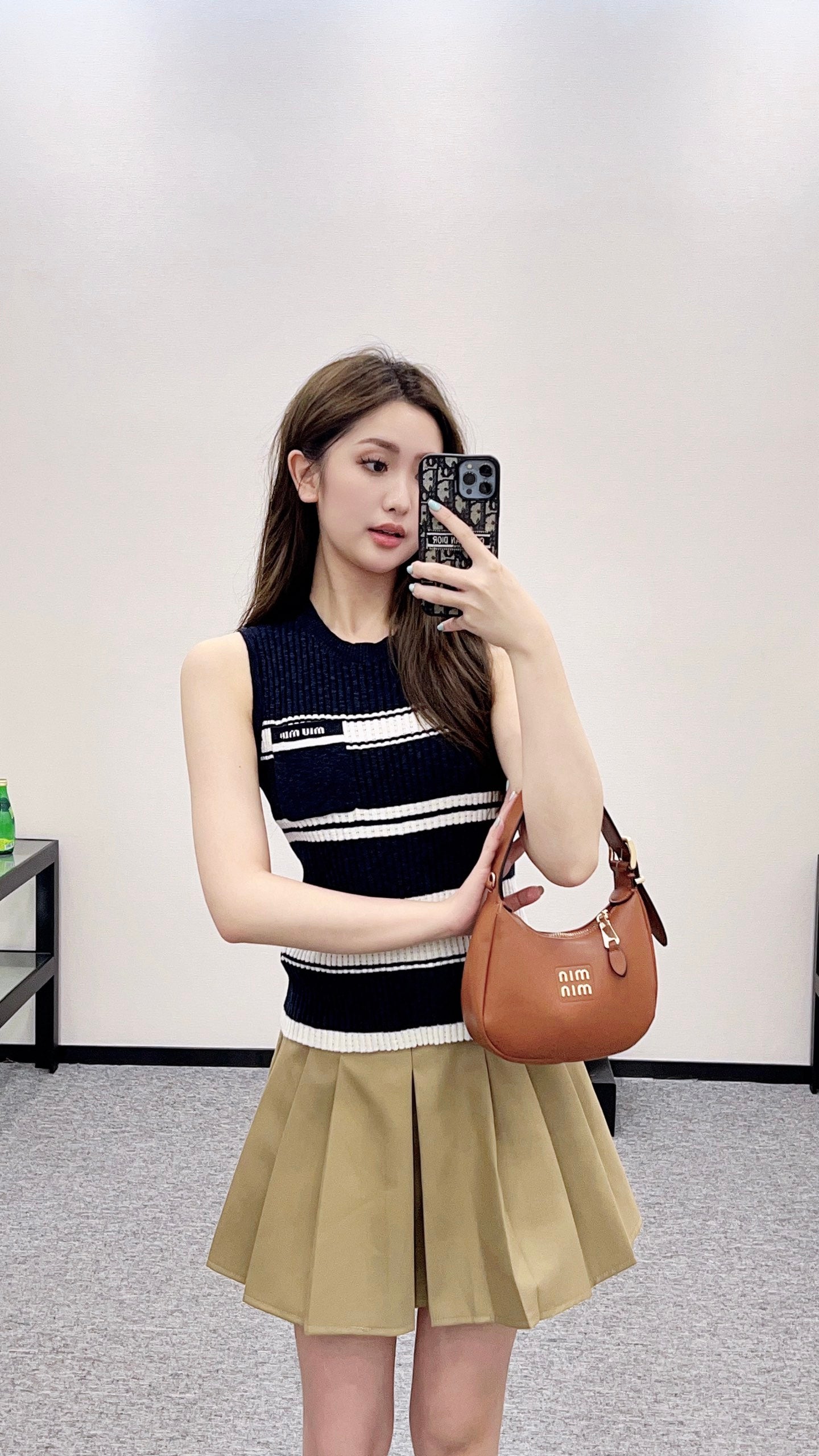 2025 new product Striped knitted vest