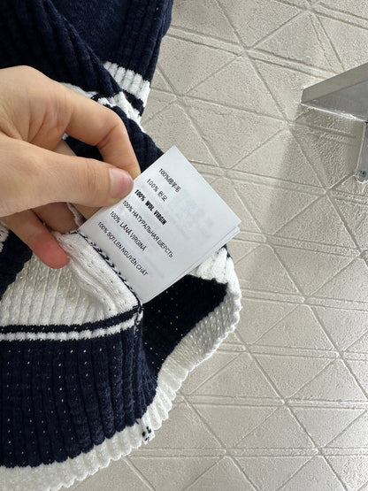 2025 new product Striped knitted vest