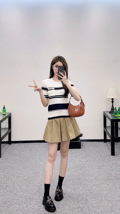 2025 new products Knitted short sleeves