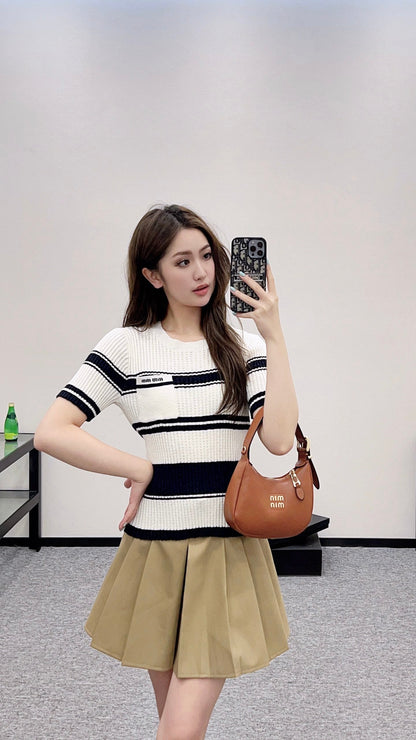 2025 new products Knitted short sleeves