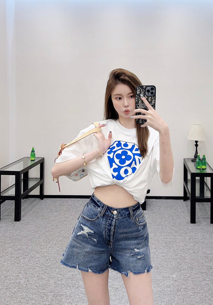 2025 new products Denim shorts