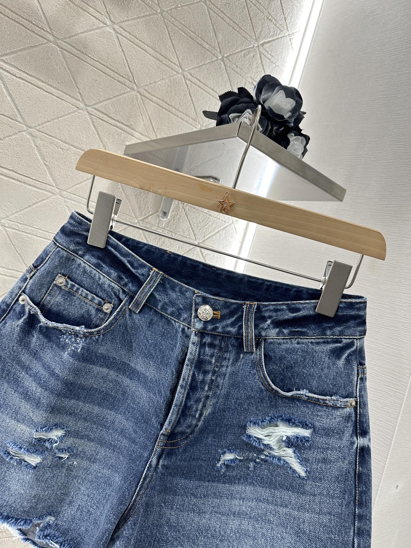 2025 new products Denim shorts