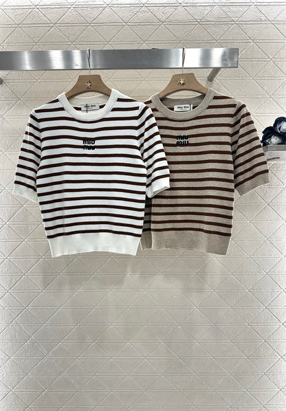 2025 new products Knitted short sleeves