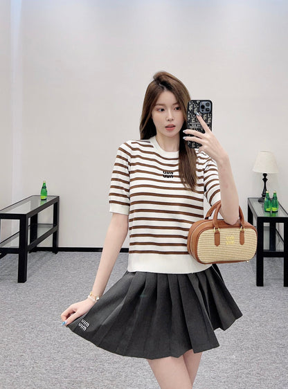 2025 new products Knitted short sleeves