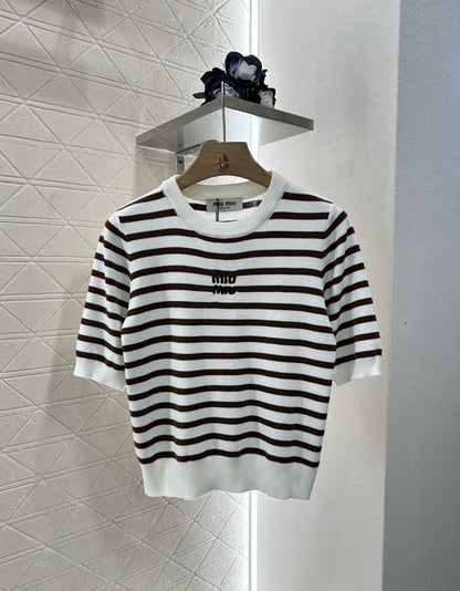 2025 new products Knitted short sleeves