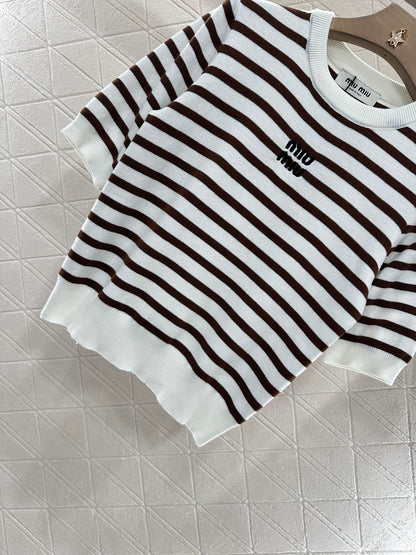 2025 new products Knitted short sleeves