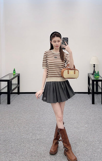 2025 new products Knitted short sleeves