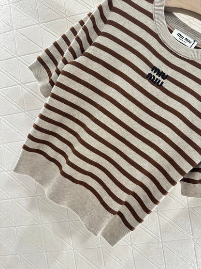 2025 new products Knitted short sleeves