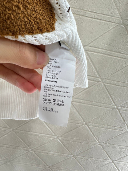 2025 new product Embroidered knitted short sleeves