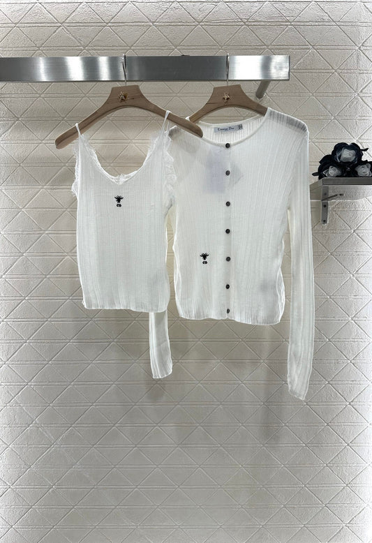 2025 new product Two suspender cardigans