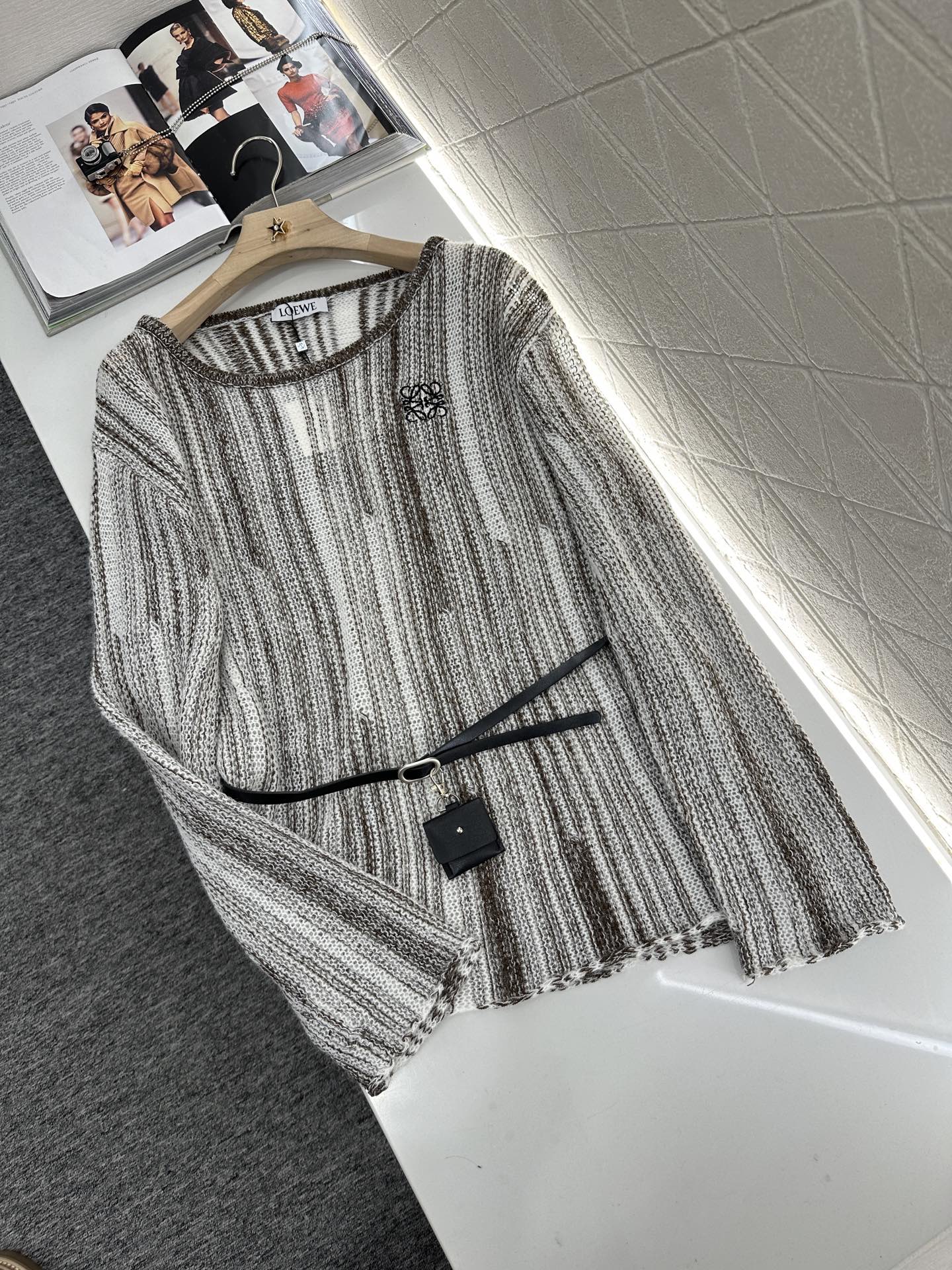 2025 new product Belt knitted top