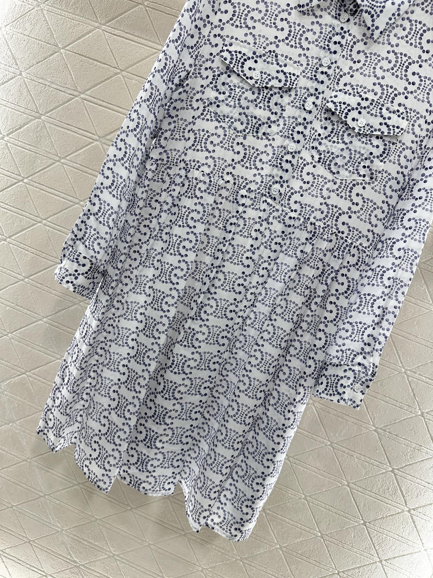 2025 new product Printed silk dress