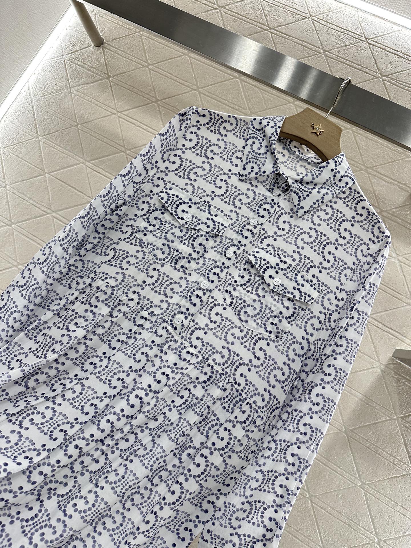 2025 new product Printed silk dress