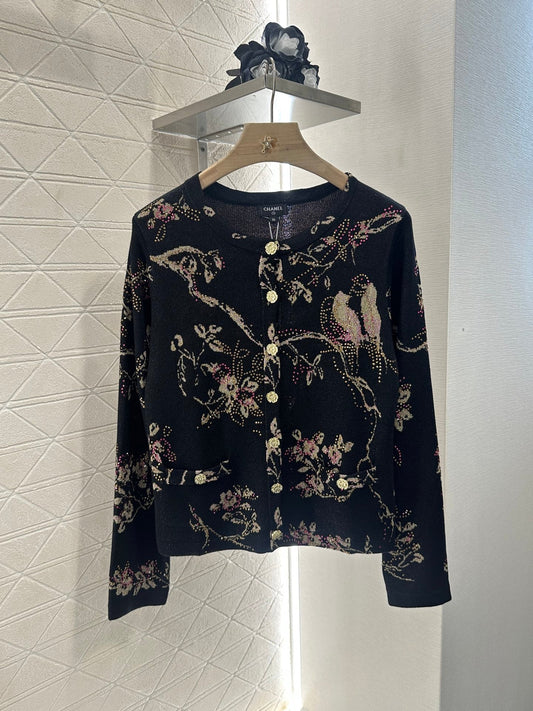 2025 new product Hot diamond knitted cardigan