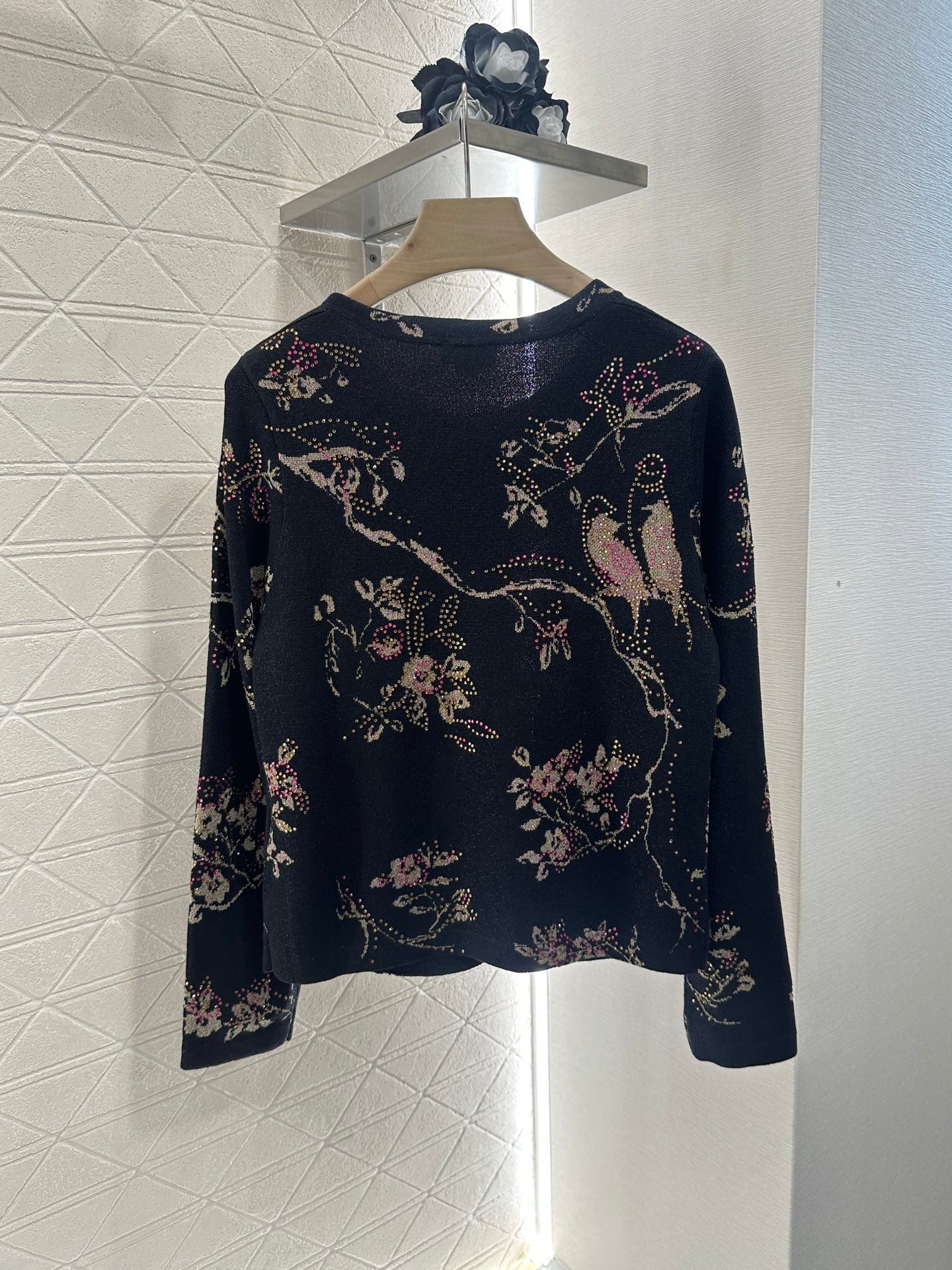 2025 new product Hot diamond knitted cardigan