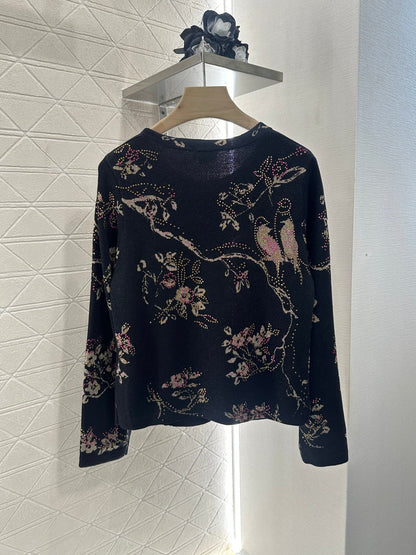 2025 new product Hot diamond knitted cardigan