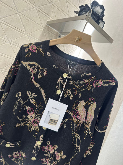 2025 new product Hot diamond knitted cardigan