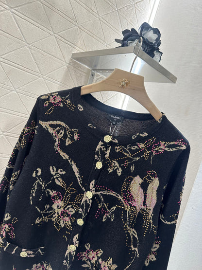 2025 new product Hot diamond knitted cardigan