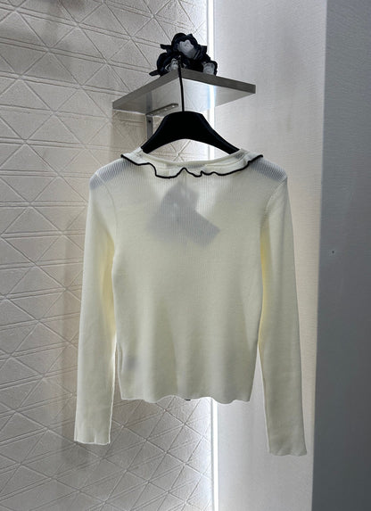 25 new product Flower knitted cardigan