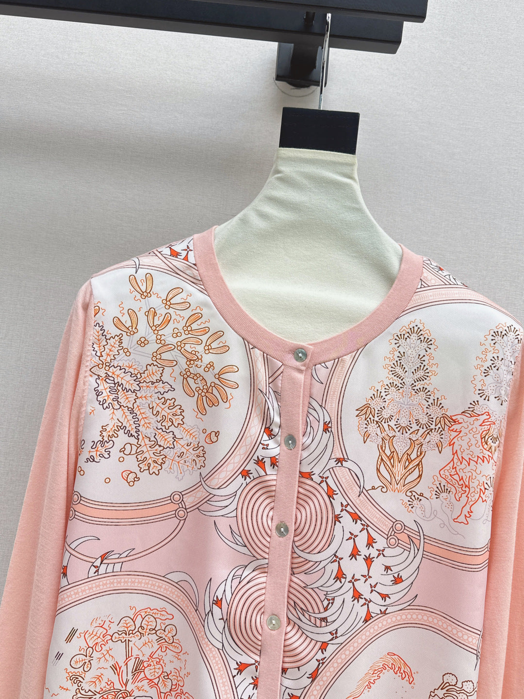 25fw printed cardigan