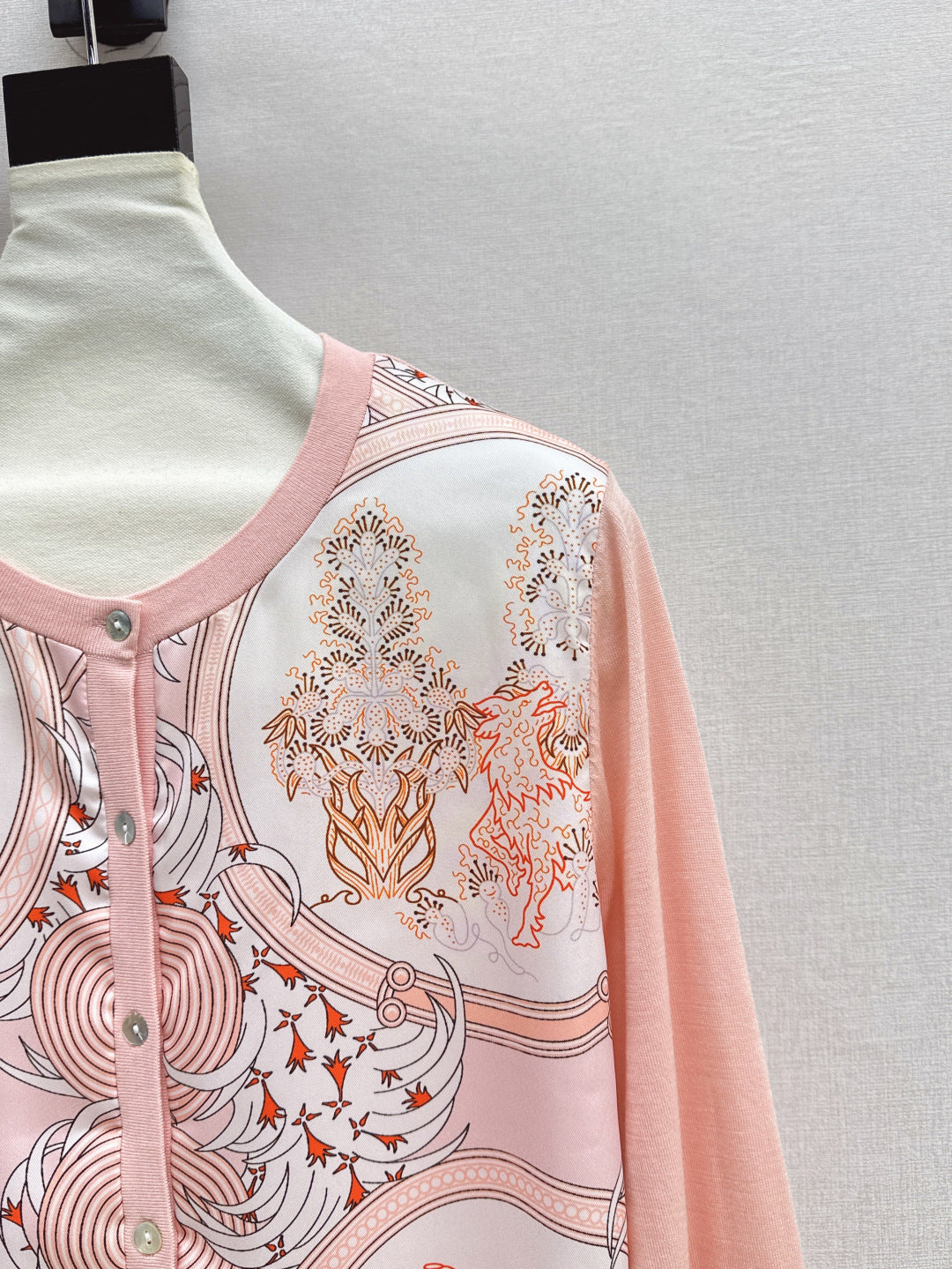 25fw printed cardigan