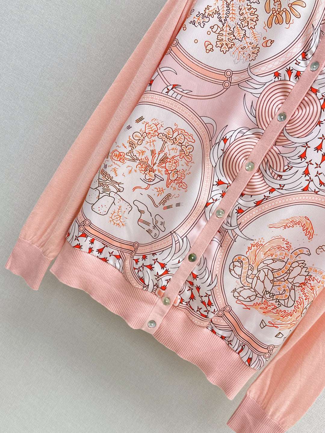 25fw printed cardigan