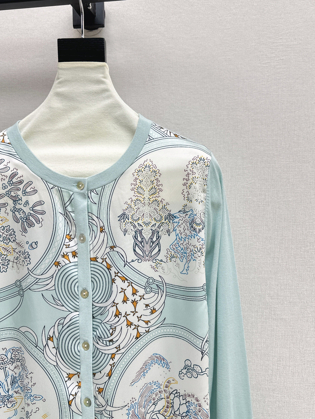 25fw printed cardigan