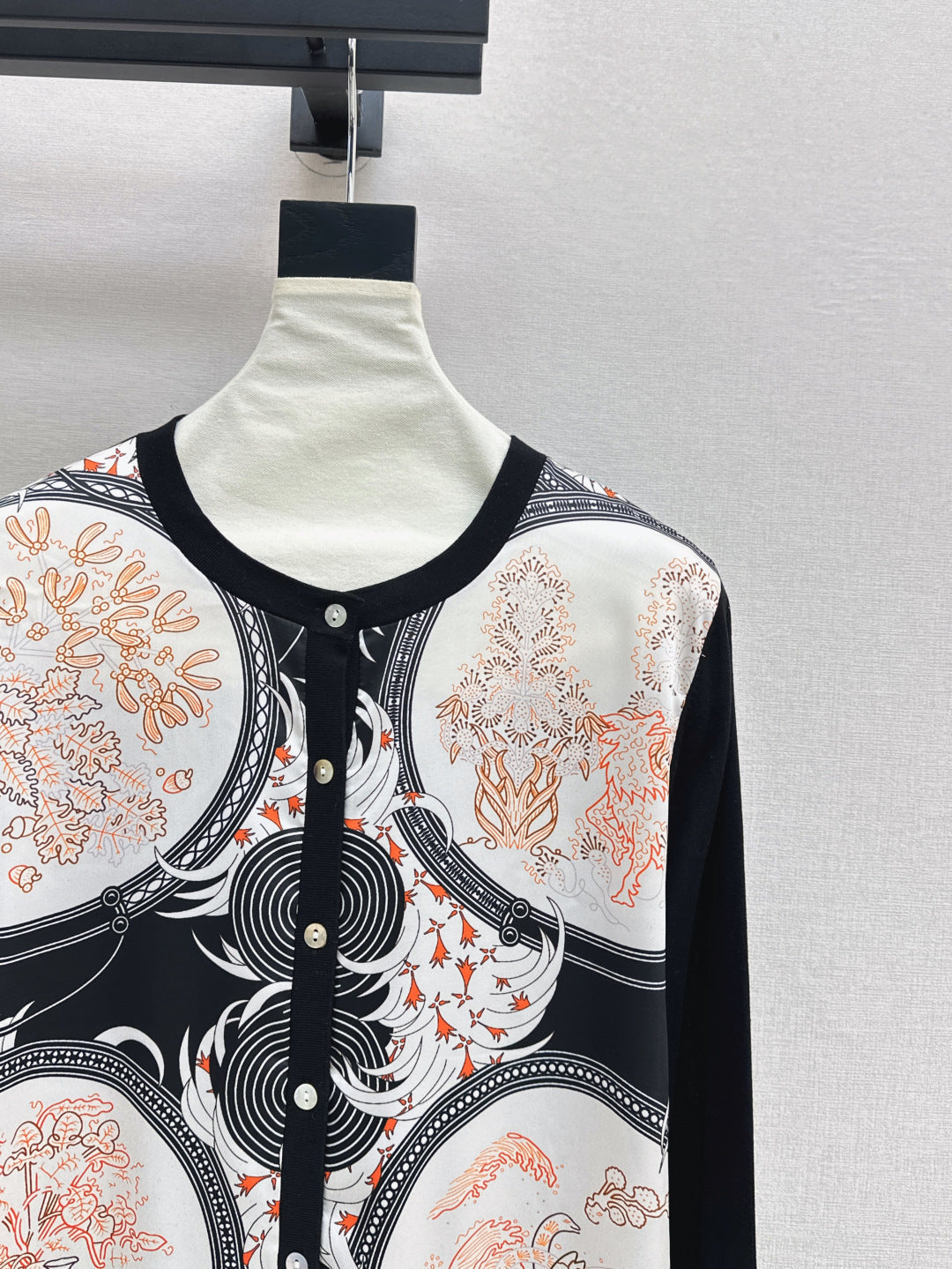 25fw printed cardigan