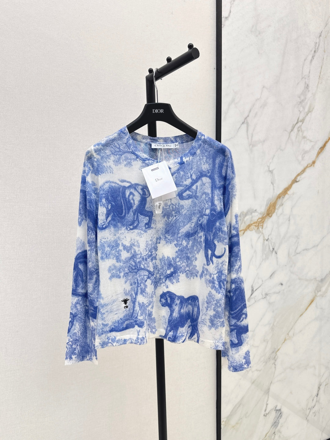 25fw printed knit shirt