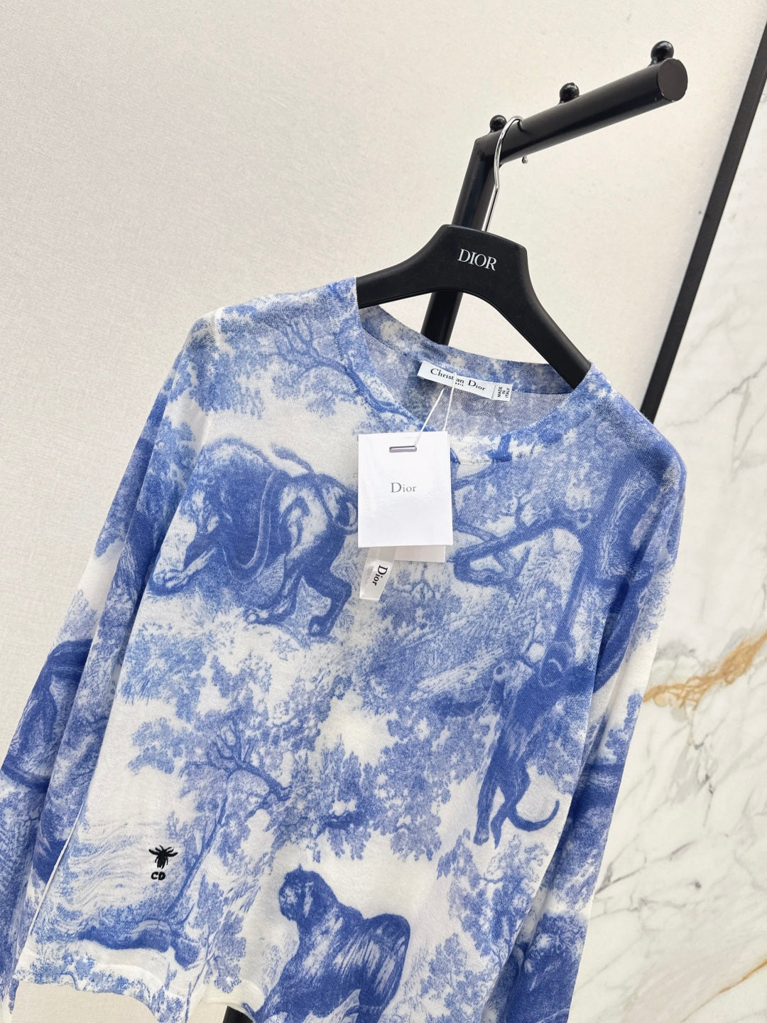 25fw printed knit shirt