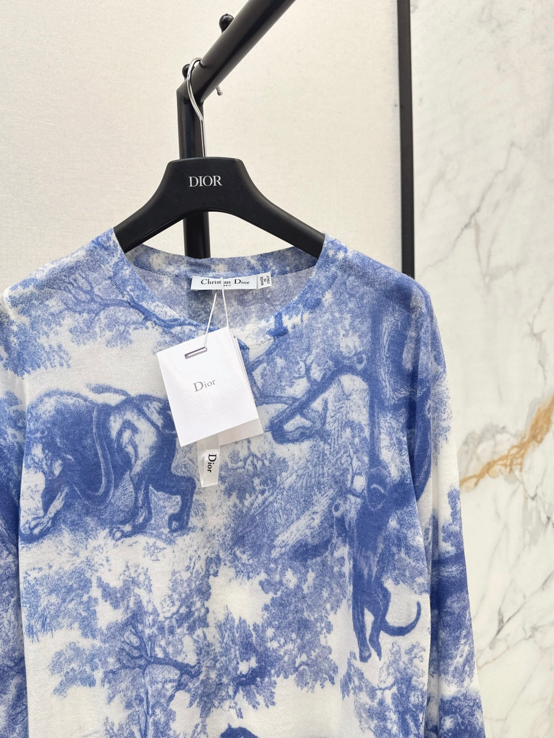 25fw printed knit shirt