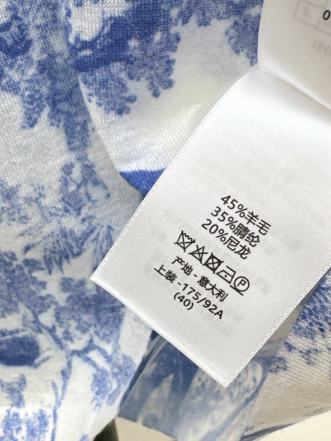 25fw printed knit shirt