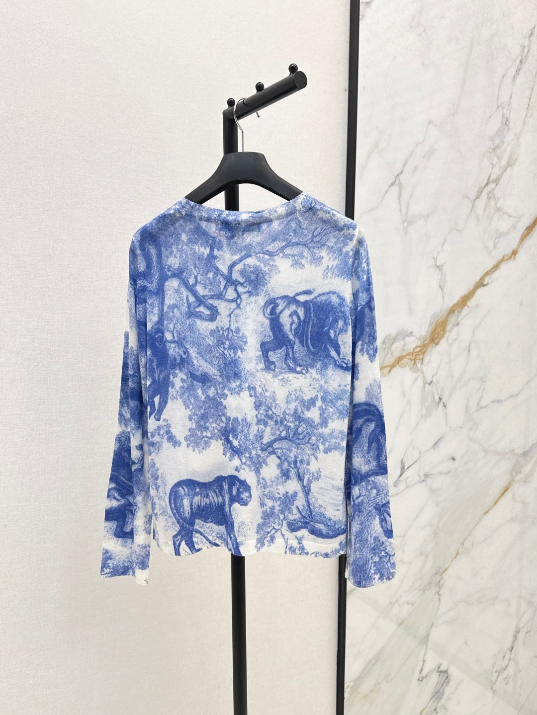 25fw printed knit shirt