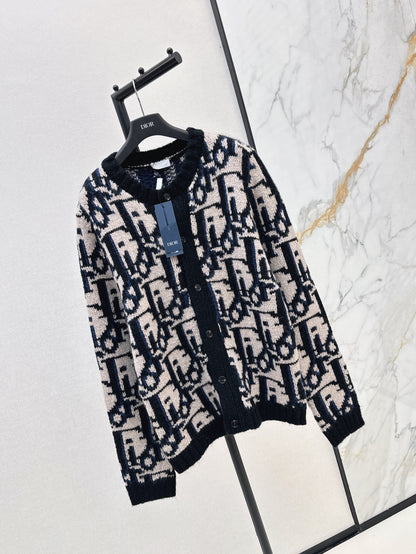 25fw jacquard cardigan