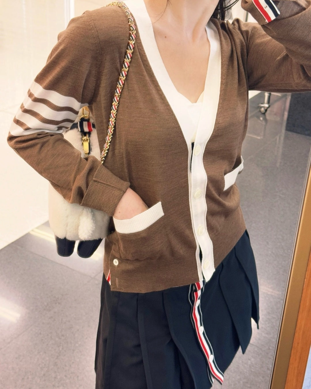 25fw knitted cardigan