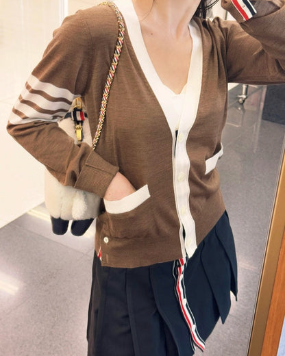 25fw knitted cardigan